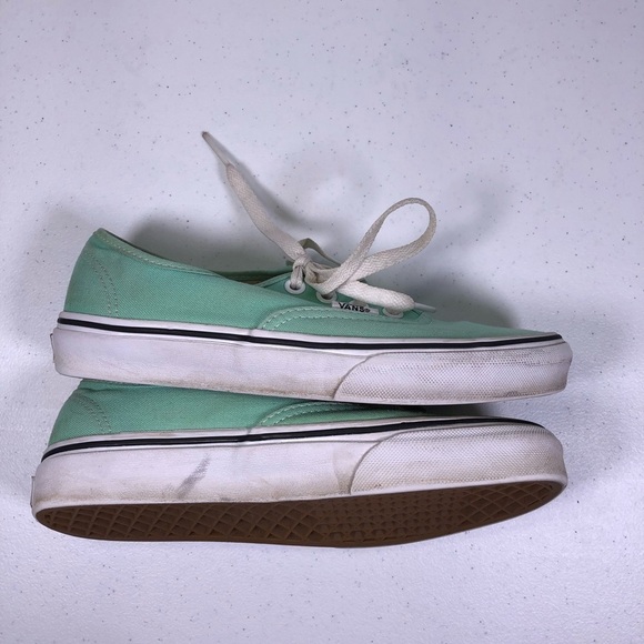 Vans Seafoam Green Women’s Sneaker Tennis Shoes - Picture 3 of 9